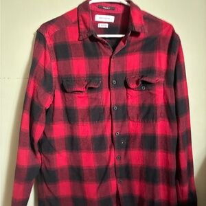 Goodfellow & Co Red and Black Checkered Shirt